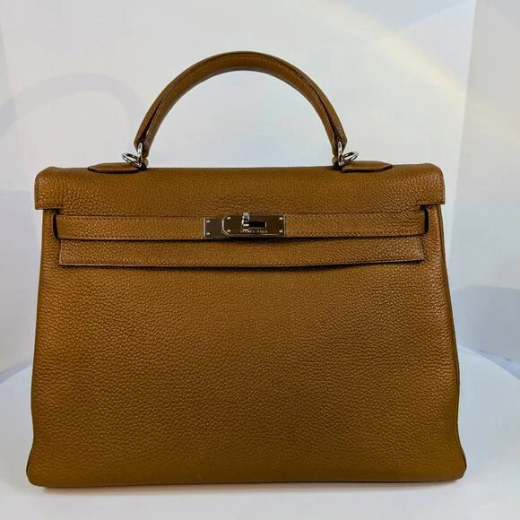 Hermes Brown Fauve (Fawn) Kelly 35 - Picture 1 of 16
